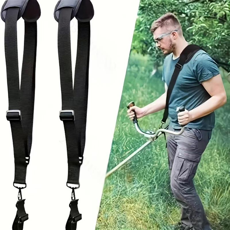 Brush Cutter Strap - ● 調節可能な芝刈り機バックパックストラップナイロンパッド入りベルトショルダーストラップハーネス刈払機トリマー用刈払機アクセサリー