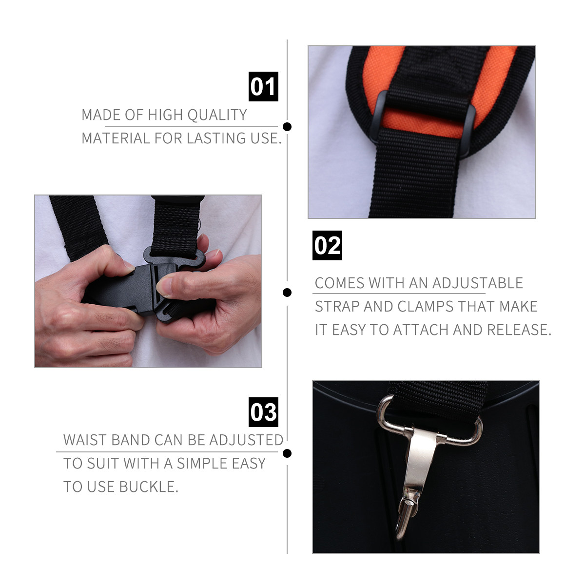 草刈り機用ショルダーストラップ Y字型ダブルパッド入りハーネ - Brush Cutter Strap のレビューと価格