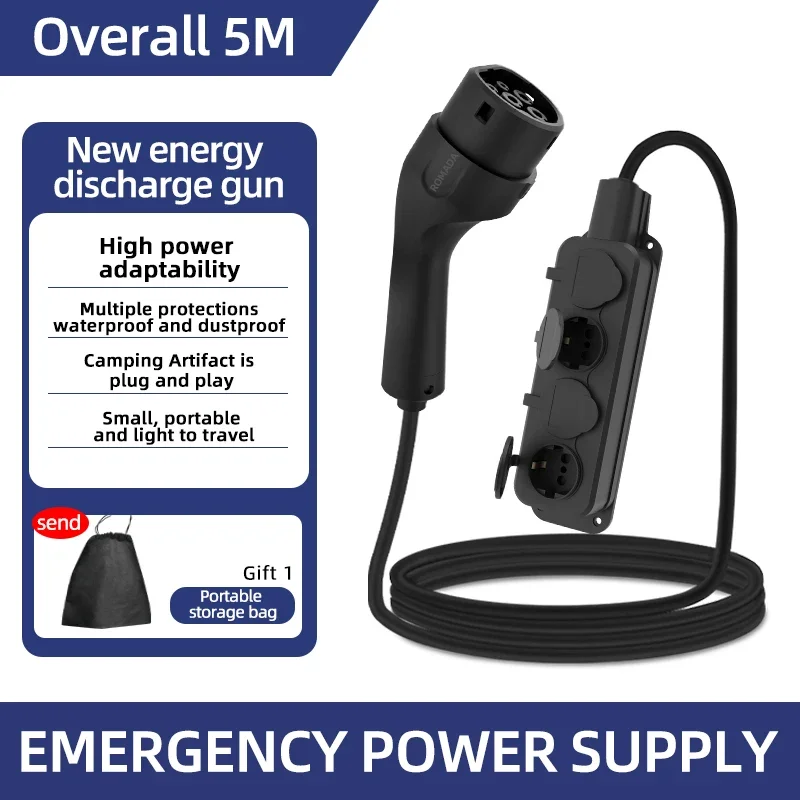 ポータブル16A 4KW電気自動車EV充電器V2Lケーブルサ - Outdoor Power Hub のレビューと価格