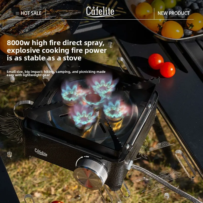 ストーブ、分割型ブタンガスバーナー、防風屋外調理ストーブ、ピ - Outdoor Power 'Hose' のレビューと価格