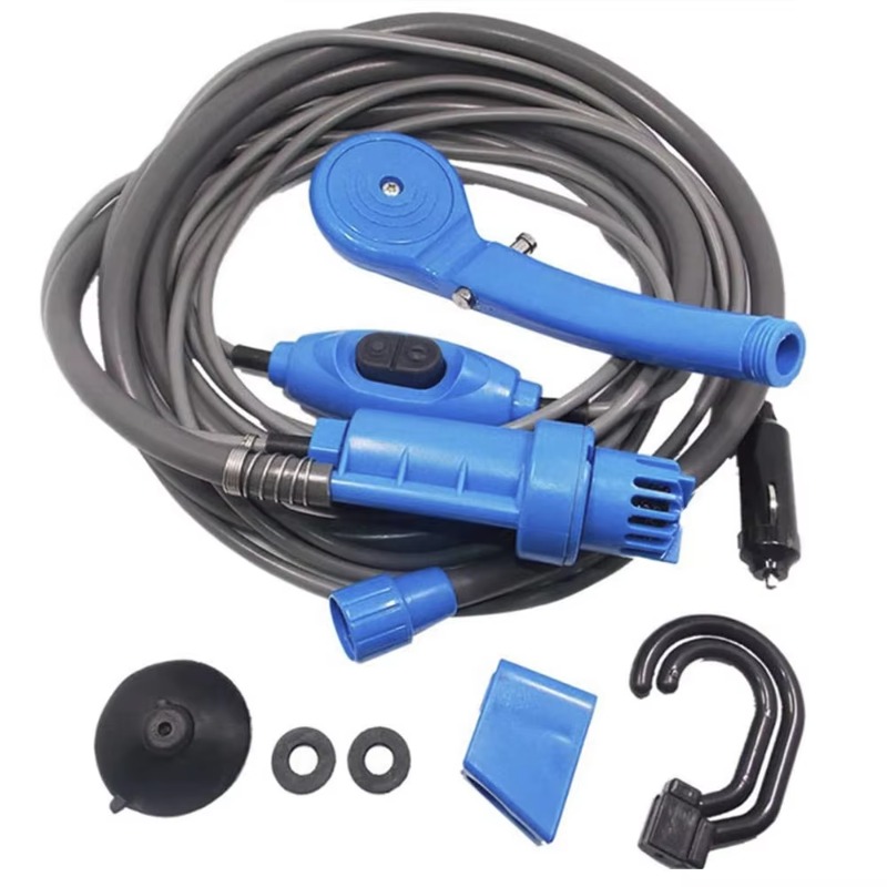 RVキャンプセット アウトドアシャワーケース 蛇口とホース付 - Outdoor Power 'Hose' のレビューと価格
