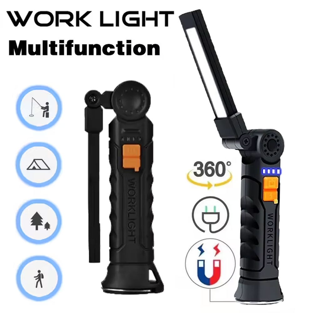 ポータブル COB LED 懐中電灯 USB 充電式トーチ、 - Outdoor Usb Power Bank のレビューと価格