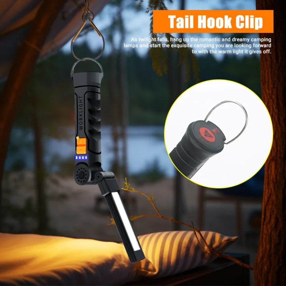 ポータブル COB LED 懐中電灯 USB 充電式トーチ、 - Outdoor Usb Power Bank のレビューと価格