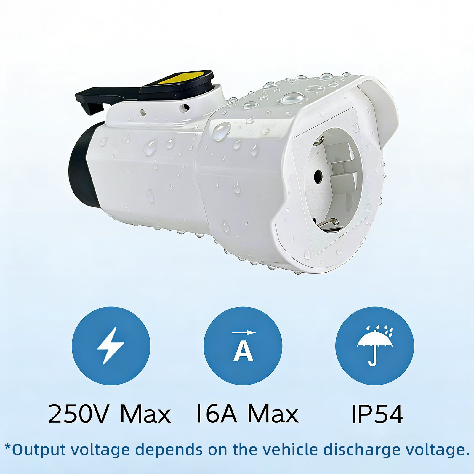 EVqiaoyi Type1 V2L放電アダプター、EUソケ - Outdoor Power Hub のレビューと価格