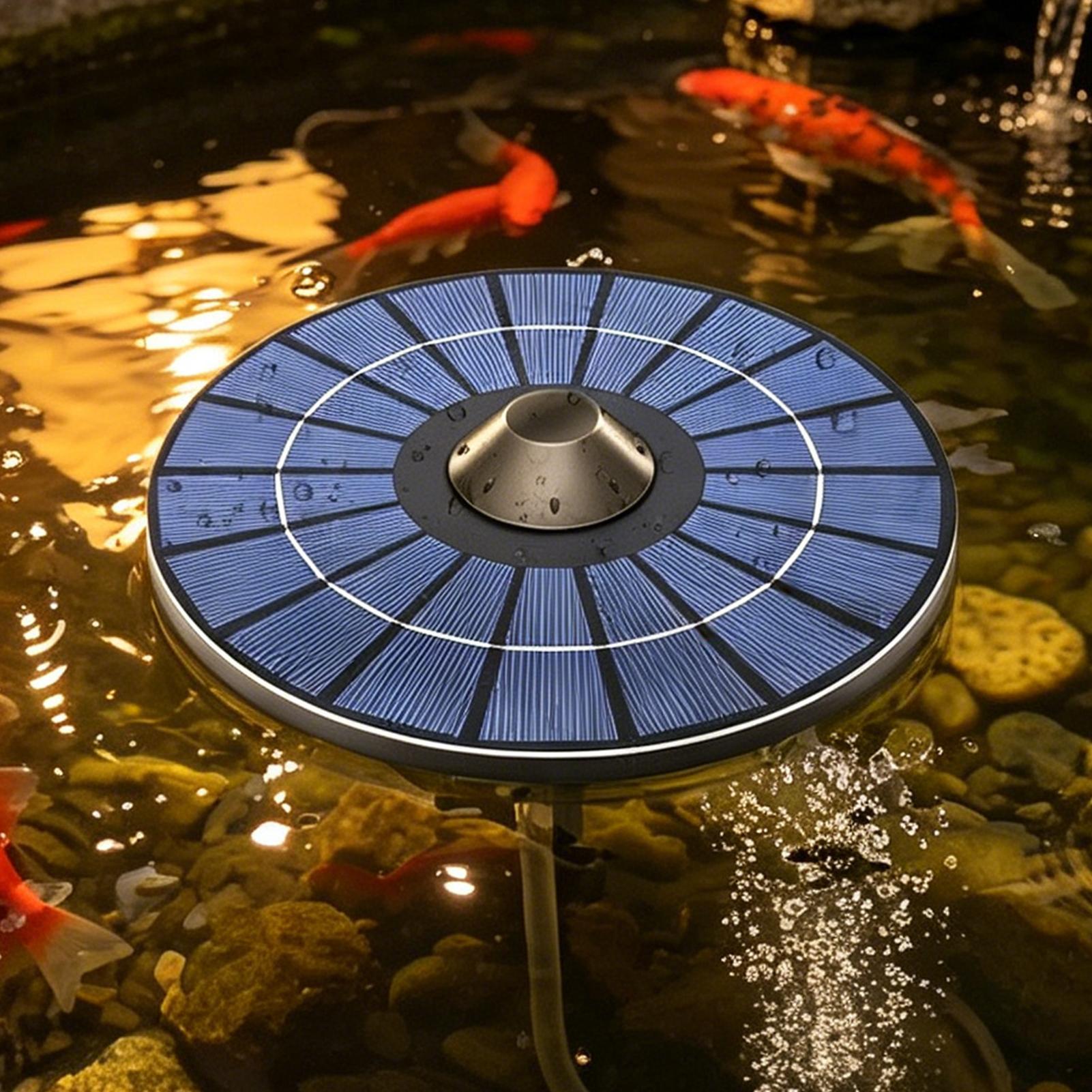 ソーラー式池用エアレーターポンプ、水槽用エアレーターポンプ、 - Outdoor Power 'Hose' のレビューと価格