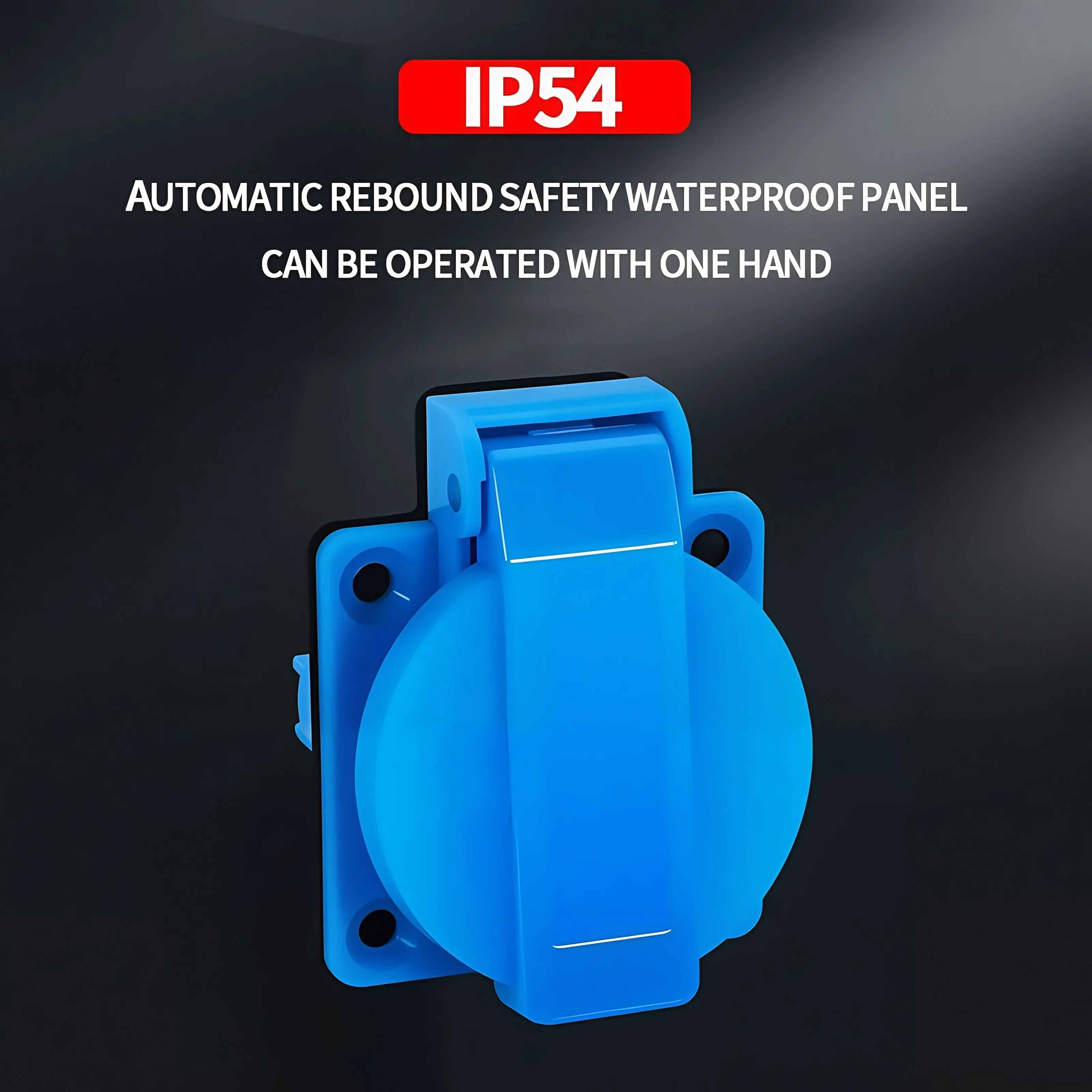 IP54 16A 防水工業用パネルソケット電力壁コンセント  - Outdoor Power Hub のレビューと価格