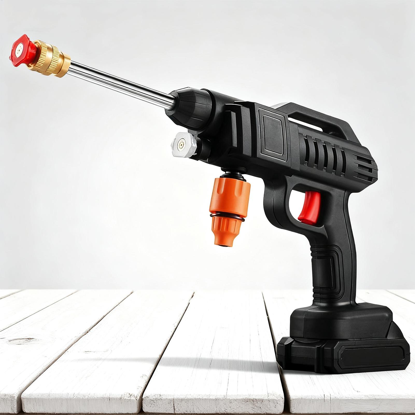 ポータブル高圧洗浄機車両用パワークレンチャー充電式車用高圧洗 - Outdoor Power 'Hose' のレビューと価格