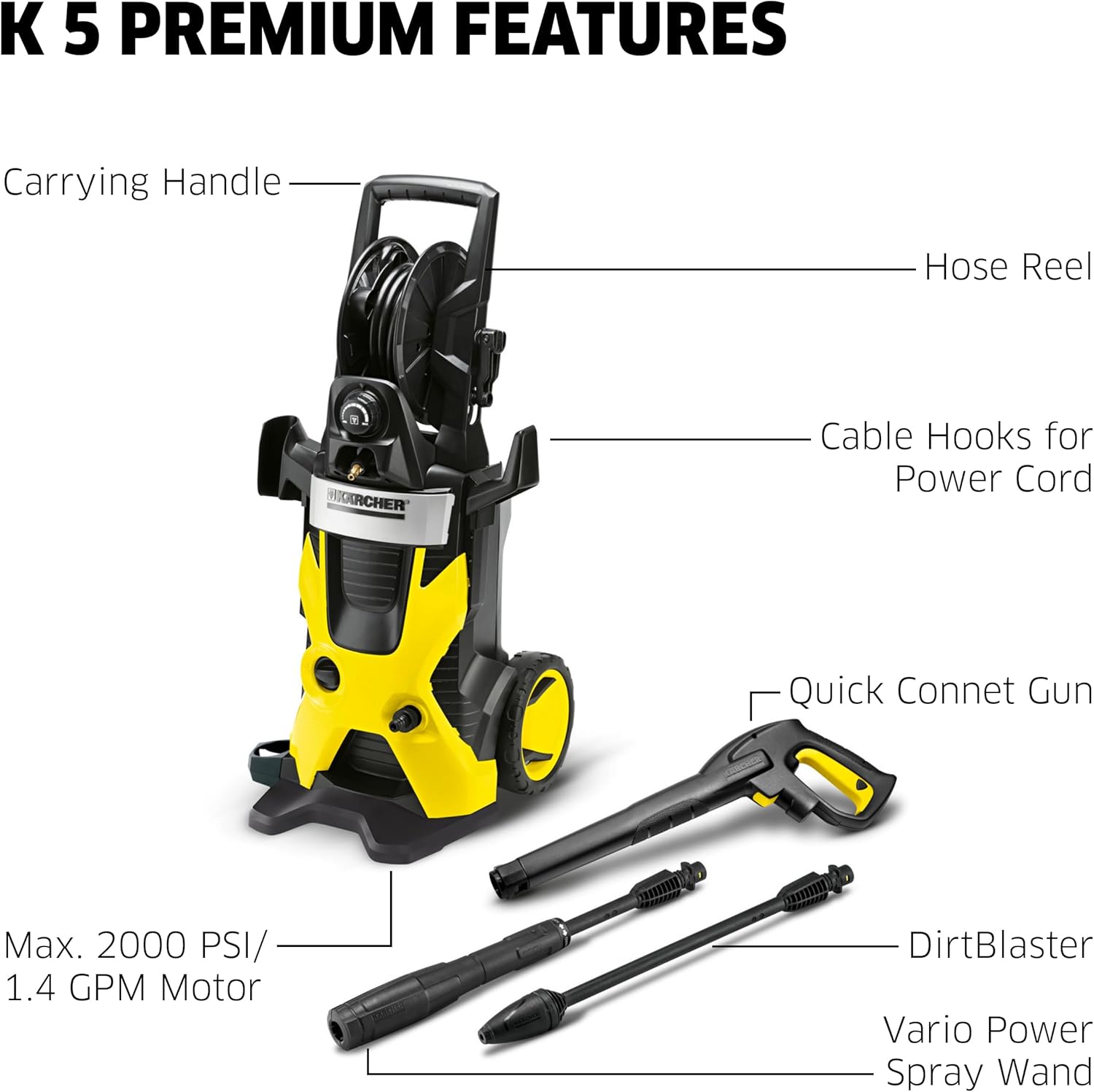 ホースリール付き高圧洗浄機、屋外清掃用バリオパワー＆ダートブ - Outdoor Power 'Hose' のレビューと価格