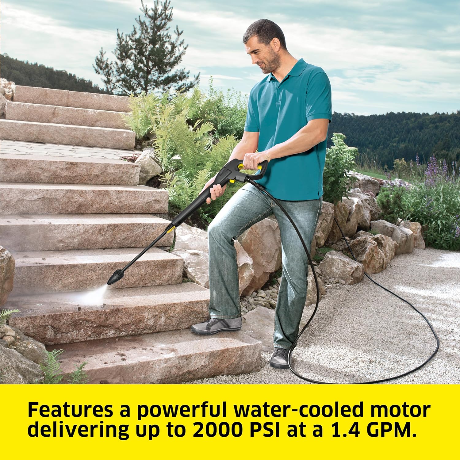 ホースリール付き高圧洗浄機、屋外清掃用バリオパワー＆ダートブ - Outdoor Power 'Hose' のレビューと価格