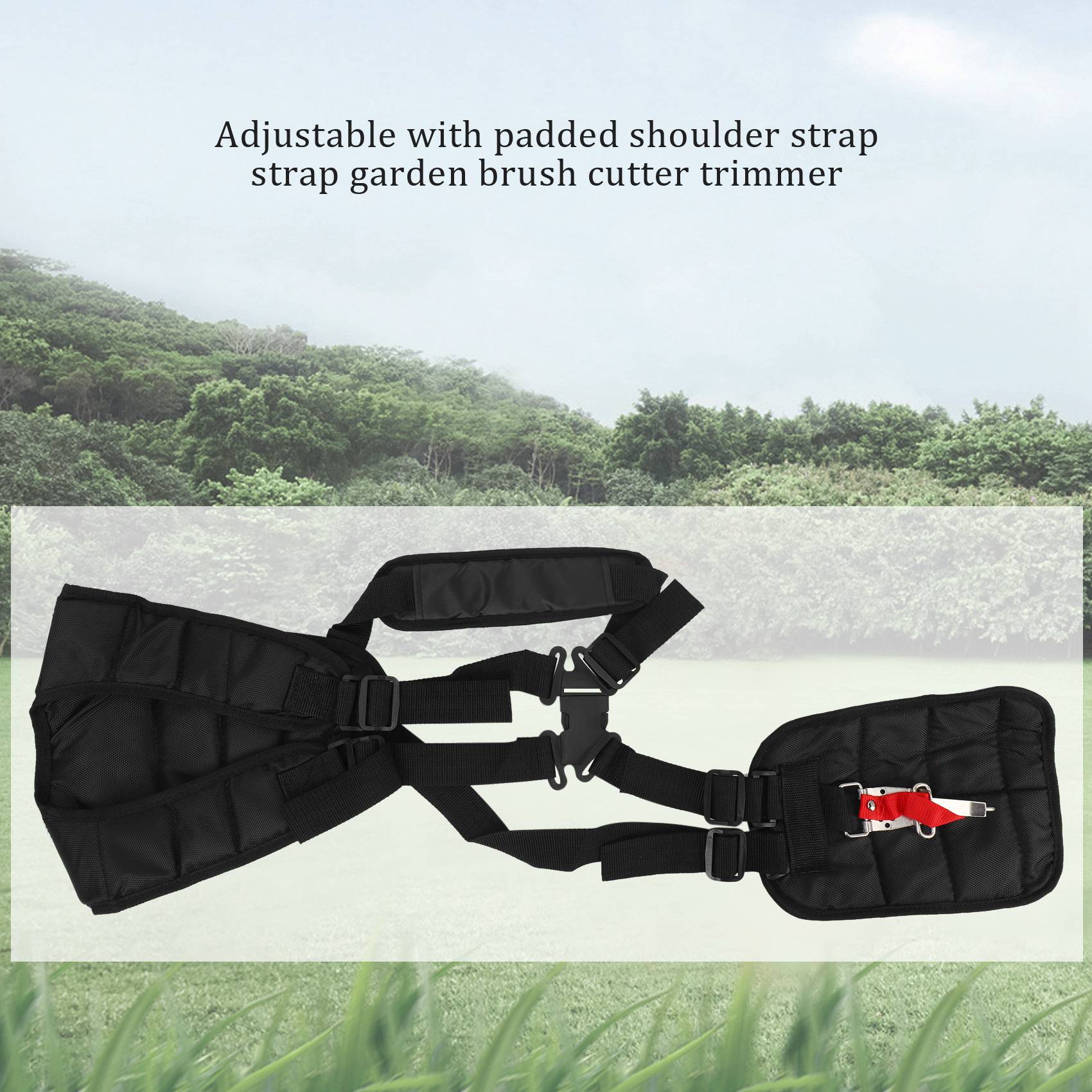 AB33-調整可能なパッド入りショルダーハーネスストラップ  - Brush Cutter Strap のレビューと価格