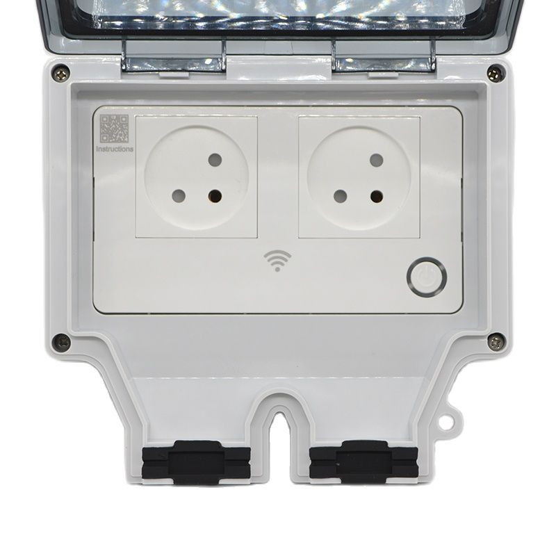 16A スマートソケット IP66 防水プラグ 86 タイプ - Outdoor Power Hub のレビューと価格