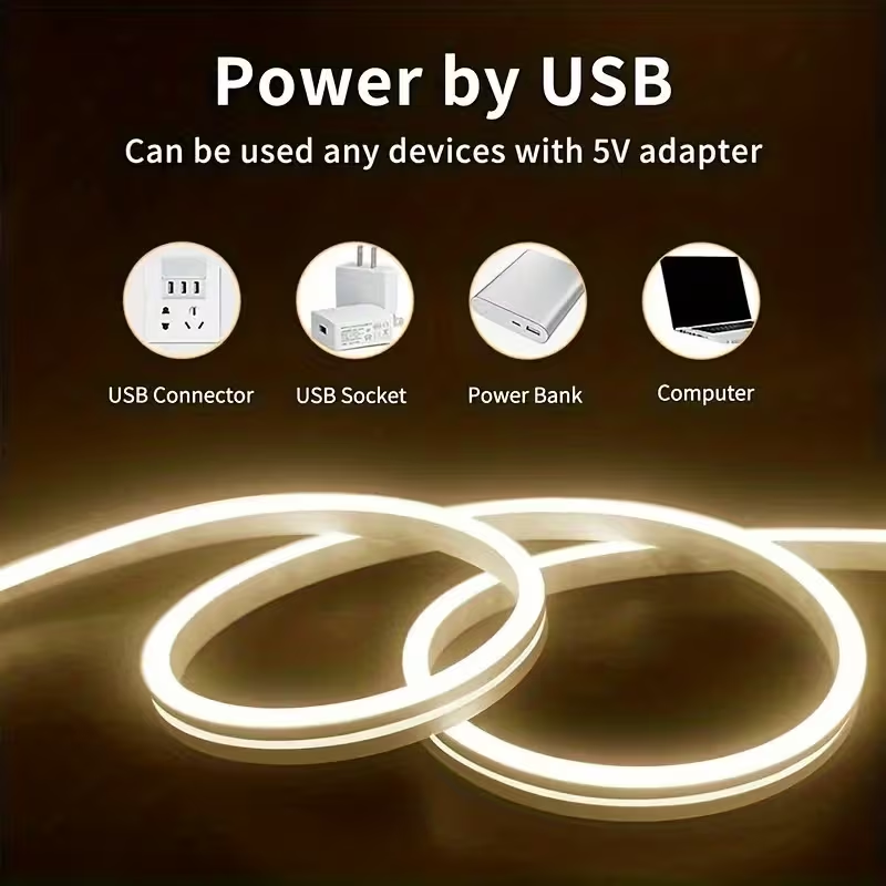 低電圧5V USB電源式LEDネオンライトストリップ、ジェス - Outdoor Power Recliner のレビューと価格