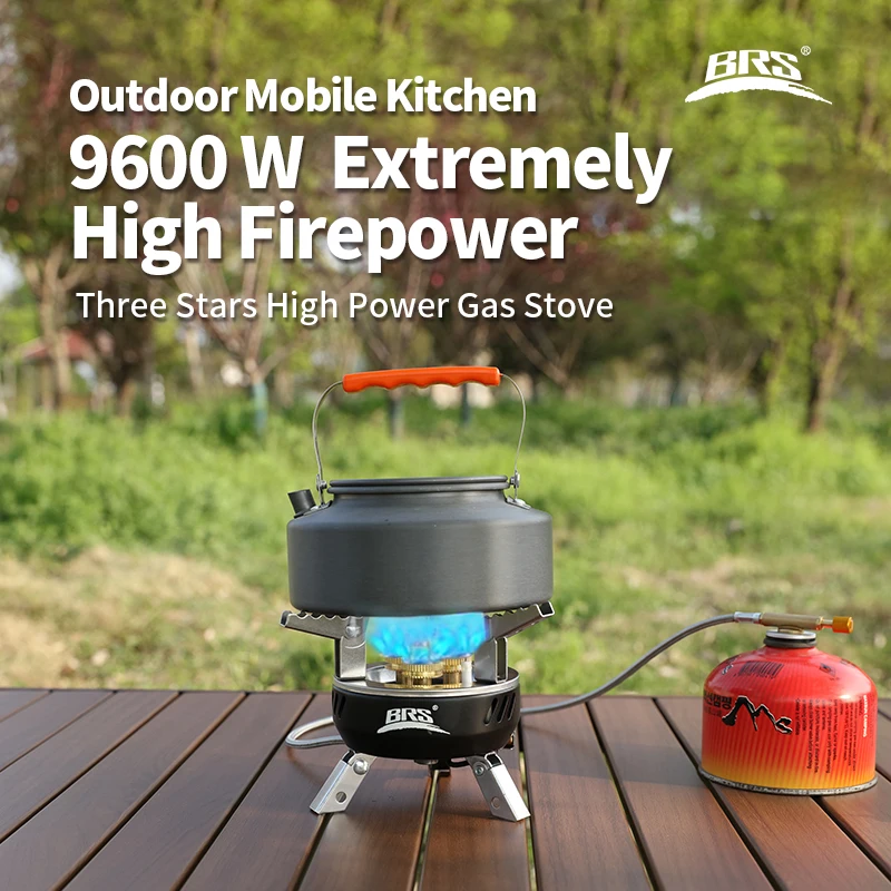 BRS 203-Core キャンプガスストーブ ハイパワー  - Outdoor Power 'Hose' のレビューと価格