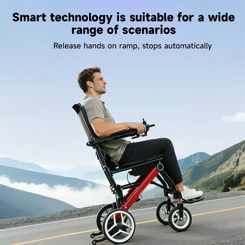 折りたたみ式電動リクライニング、軽量アルミ製電動車椅子、高齢 - Outdoor Power Recliner のレビューと価格