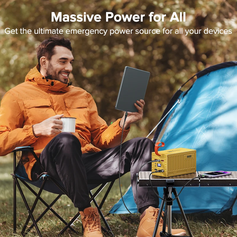 QOOVI 60000mAh パワーバンク 22.5 ワット - Outdoor Power Hub のレビューと価格